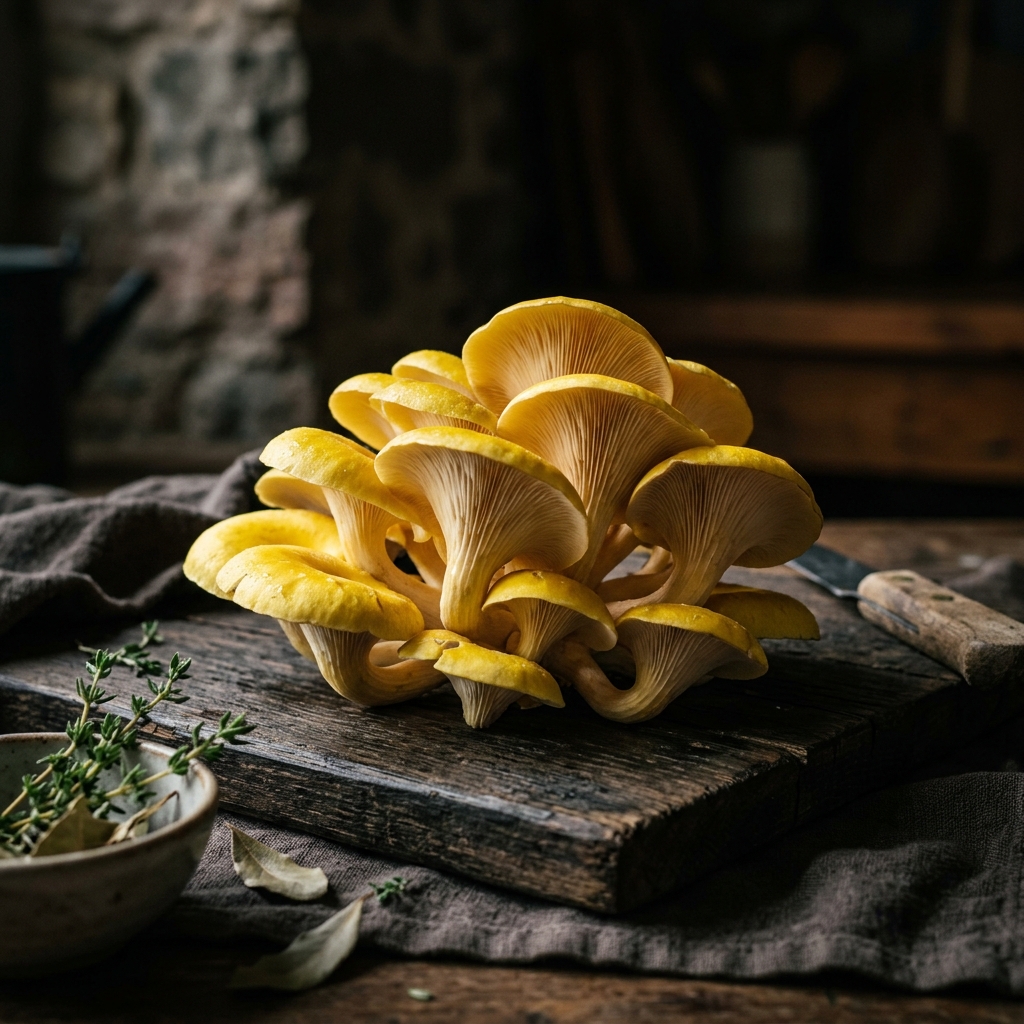 Golden Oyster Mushrooms