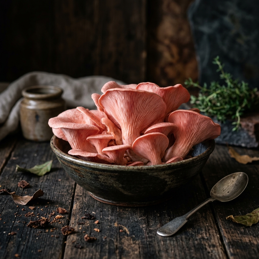 Pink Oyster Mushrooms